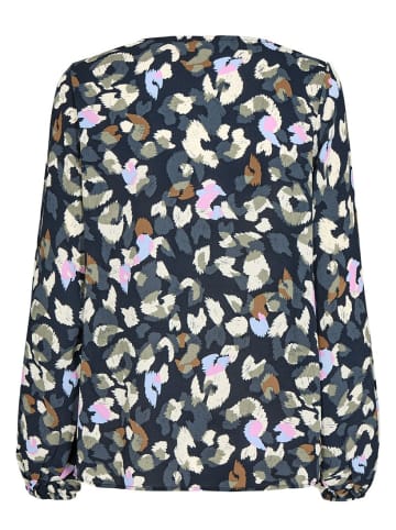 NÜMPH Langarmbluse für Damen in dunkel-blau