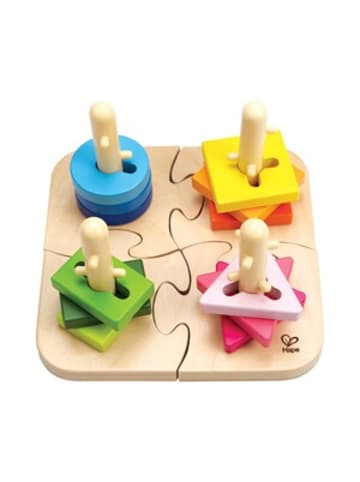 Hape  Steckspiel Kreatives Steckpuzzle in Mehrfarbig