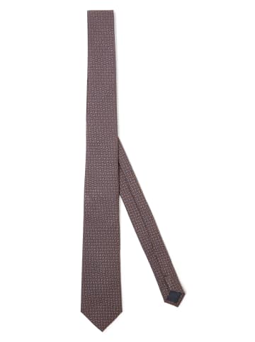 Andrew James Krawatte in braun marine - 0001