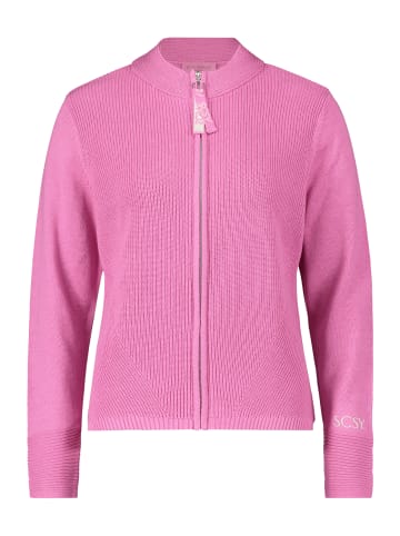 Betty Barclay Strick-Cardigan mit Strickdetails in Super Pink