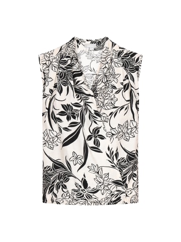 Usha Women Blouse in offwhite black