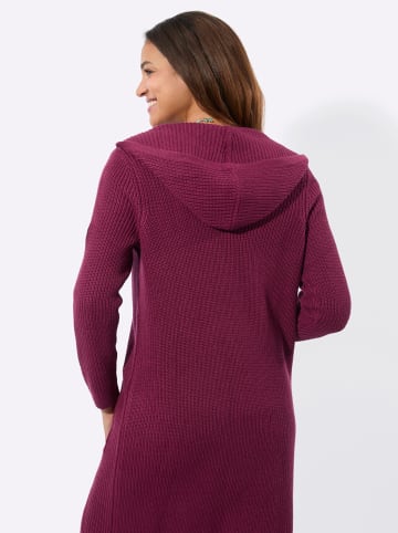 WITT WEIDEN Strickmantel in bordeaux