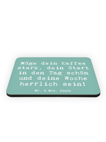 Mr. & Mrs. Panda Magnet Spruch Selbstzweifel Überwinden mit Spruch in Meeresbrise