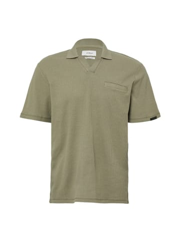S. Oliver Poloshirt für Herren in Oliv