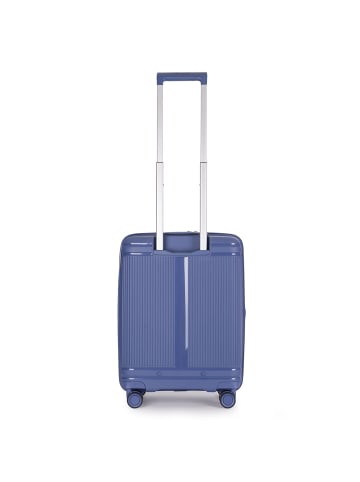 Stratic Straw T 4 Rollen Kabinentrolley S 54 cm mit Dehnfalte in navy