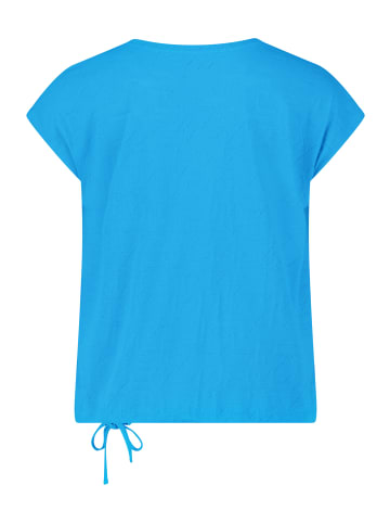 Betty Barclay Strukturshirt mit Tunnelzug in Blue Aster