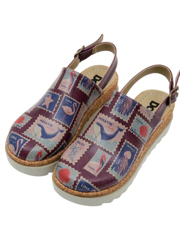 Dogo Akita Sandalen - Spaces and Places 36 in Mehrfarbig