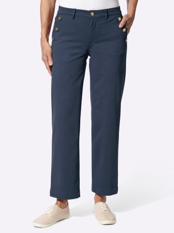 Sieh an! Stretch-Hose in dunkelblau