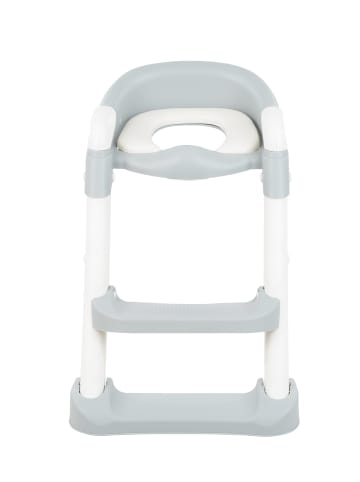 Kikkaboo Toilettenaufsatz Lea, Leiter in grau