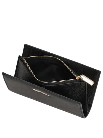 COCCINELLE Metallic Soft - Geldbörse 12cc 16 cm (noir) in noir