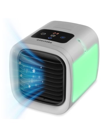 tectake 3in1 Luftkühler Frosty mit LED-Beleuchtung, 2 Kühlstufen, 8W
