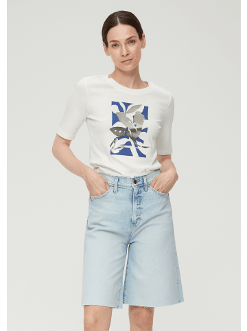 s.Oliver T-Shirt kurzarm in Creme