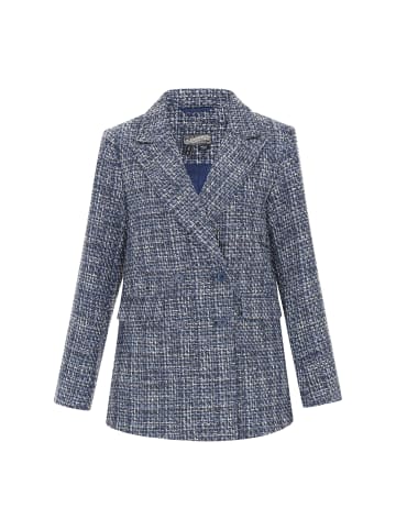 DreiMaster Women Jacket in blue multicolor