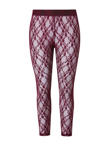 Ulla Popken Strumpfhose in weinrot