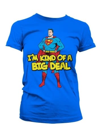 Superman Shirt in Blau