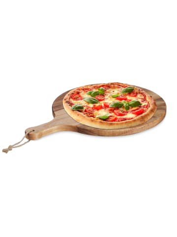 relaxdays Pizzabrett in Natur