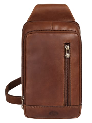 piké Crossover Bag echt Leder in braun
