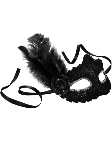 tectake Faschingskleidung, auch Maskeradenverkleidung, in schwarz, Ca. 25 g