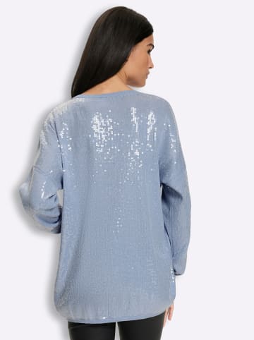 Heine Pullover in bleu-meliert