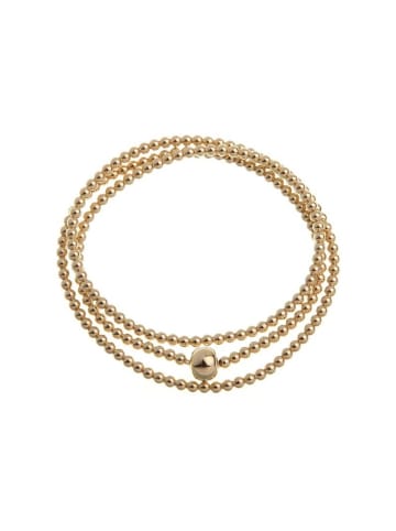 SILBERKETTEN-STORE 925 Silber Armband "Elastic Elements" vergoldet
