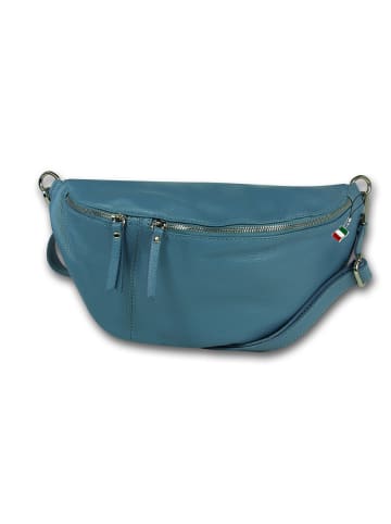 Florence Leder Gürteltasche Florence Tasche blau ca. 37cm