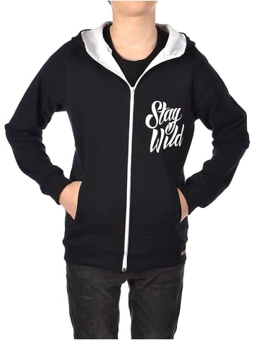 BEZLIT Sweatjacke in Schwarz - Weiß