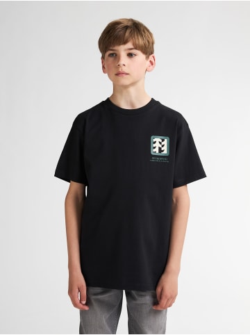 Petrol Industries Logo T-Shirt Rockies in Schwarz