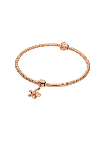 PURELEI Charm LEI Plumeria Rosegold