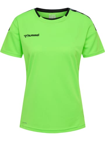 Hummel Hummel T-Shirt Hmlauthentic Multisport Damen Atmungsaktiv Schnelltrocknend in GREEN GECKO