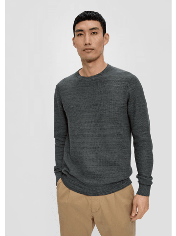 s.Oliver Strickpullover langarm in Grau