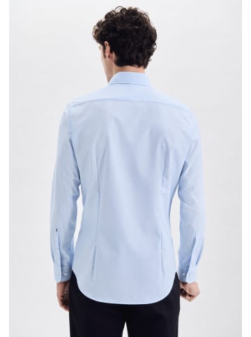 Seidensticker Business Hemd Shaped in Mittelblau