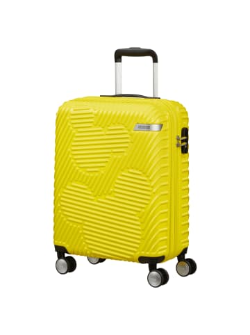 American Tourister Mickey Clouds - 4-Rollen-Kabinentrolley 55 cm erw. in Mickey Electric Lemon