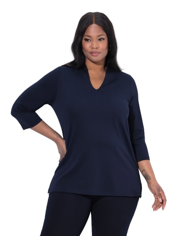 Ulla Popken Shirt in dunkles marine