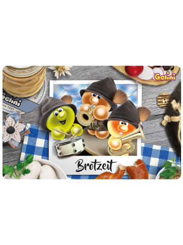 Gelini Gelini Brotdose mit Trennwand - Brotzeit - Blau in blau