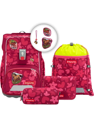 Step by Step GIANT Schulranzen-Set Wild Horse Nora 5-tlg. in rot