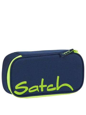 Satch Zubehör  pencil box 2025- Schlampermäppchen 22 cm (nordic forest green) in Toxic Yellow