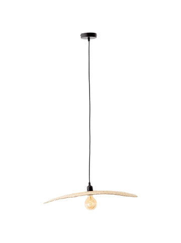 Brilliant Pendelleuchte, 1-flammig Jefter ⌀ 60 cm in schwarz/natur