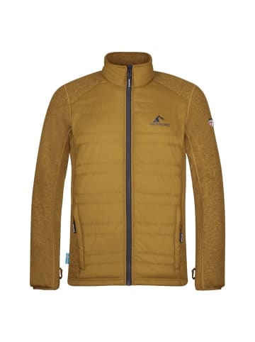 Westfjord hybride Fleece Jacke "Gullfoss" in Bronze/Marineblau