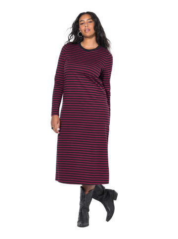 Studio Untold Jerseykleid in weinrot