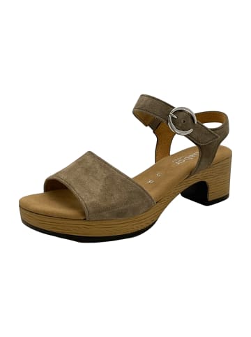 Gabor Comfort Plateau Sandaletten in Beige