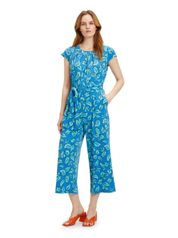 Betty Barclay Jumpsuit mit Eingrifftaschen in Blau/Grün