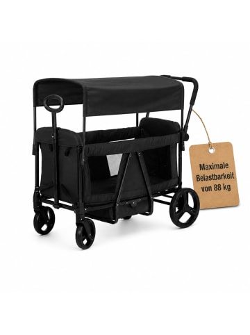 fillikid Bollerwagen Oskar Exklusiv in Schwarz