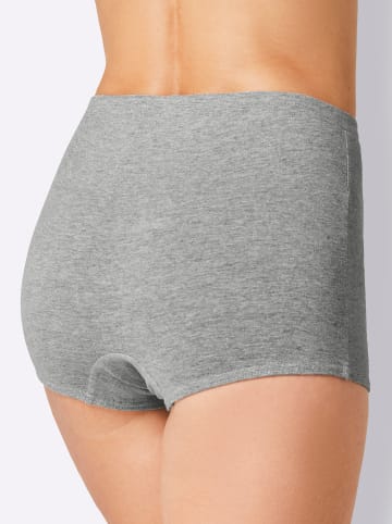 WITT WEIDEN Panty in 2x weiß + 2x grau-meliert