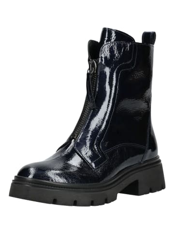 Gabor Stiefelette in Blau Lack