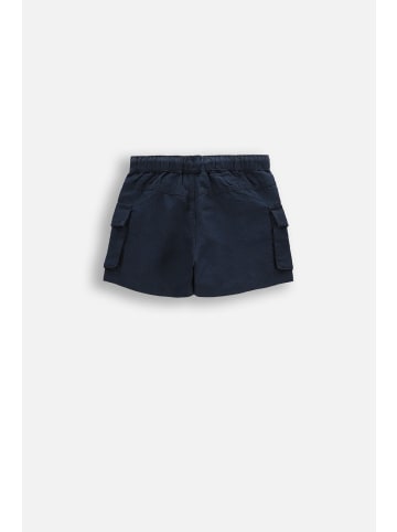Coccodrillo Leinen-Shorts in dunkelblau