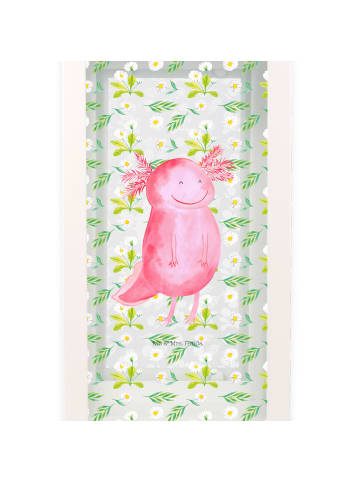 Mr. & Mrs. Panda Laterne Axolotl Glücklich ohne Spruch in Transparent