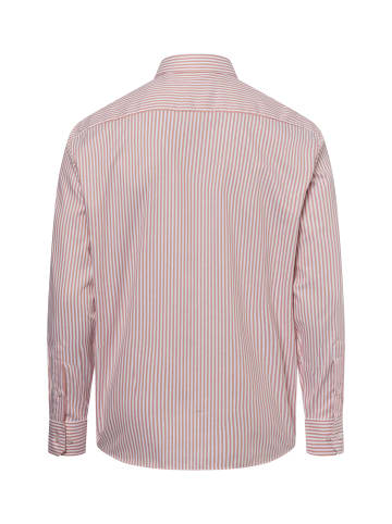 Eterna Hemd in orange weiß - 0002