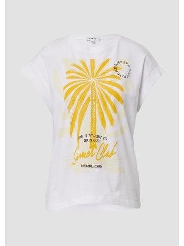 s.Oliver T-Shirt in 01D0_weiß