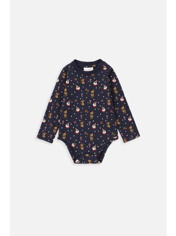 Coccodrillo Langärmeliger Bodysuit in dunkelblau