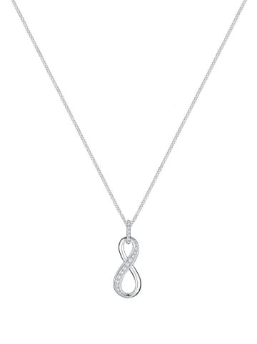 Elli Halskette 925 Sterling Silber Infinity in Weiß